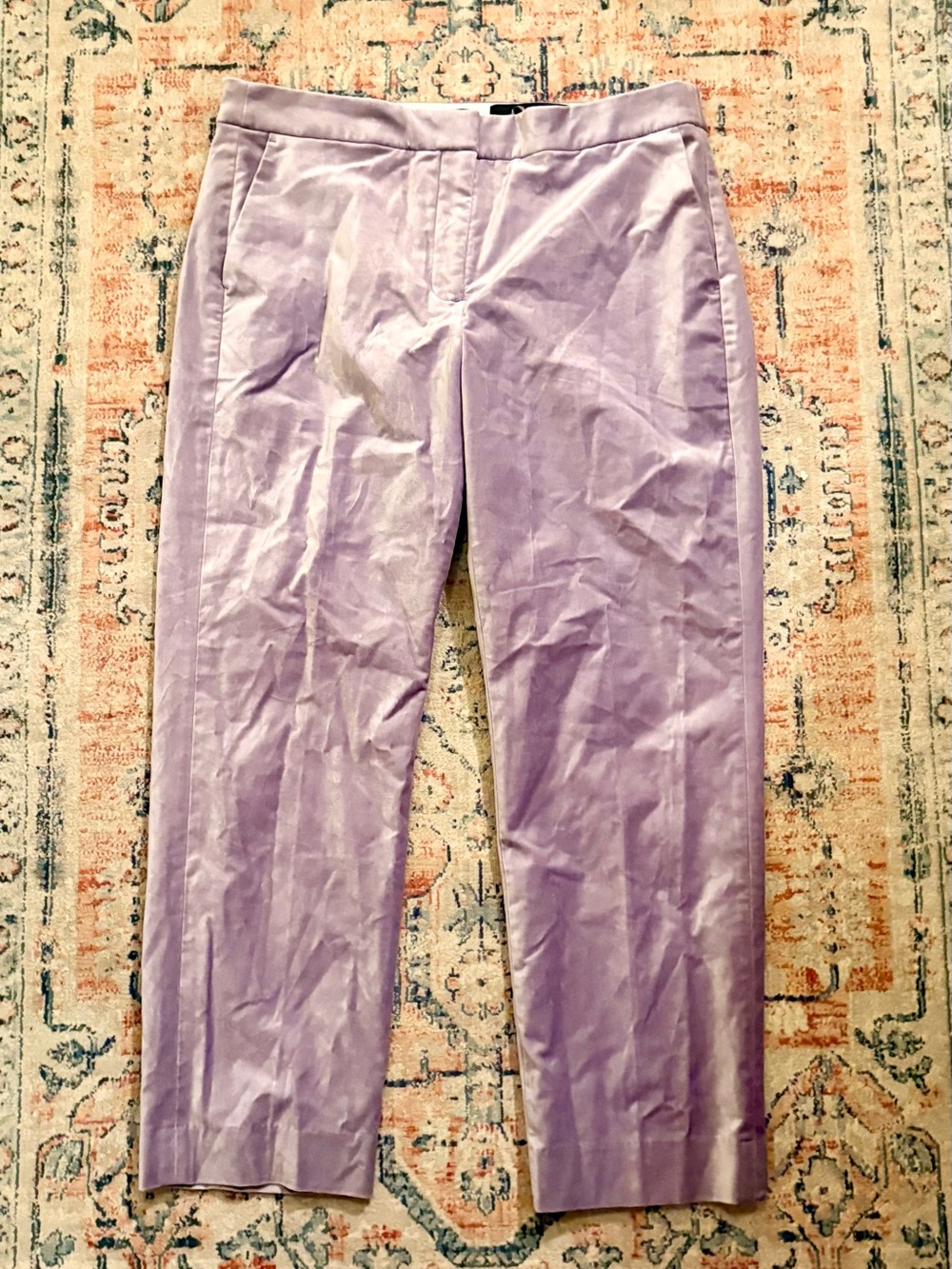 J. Crew Lavender Straight Chinos